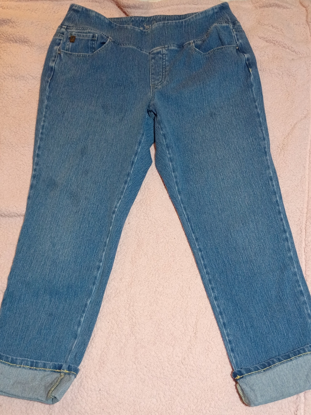 Belle By Kim Gravel Straight Leg Size 16 Jeans